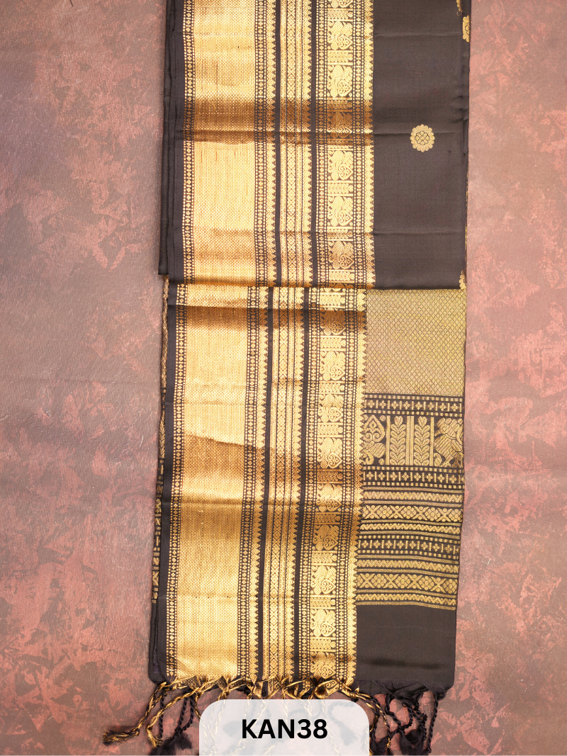 KANCHIPURAM HANDLOOM PURE SOFT SILK