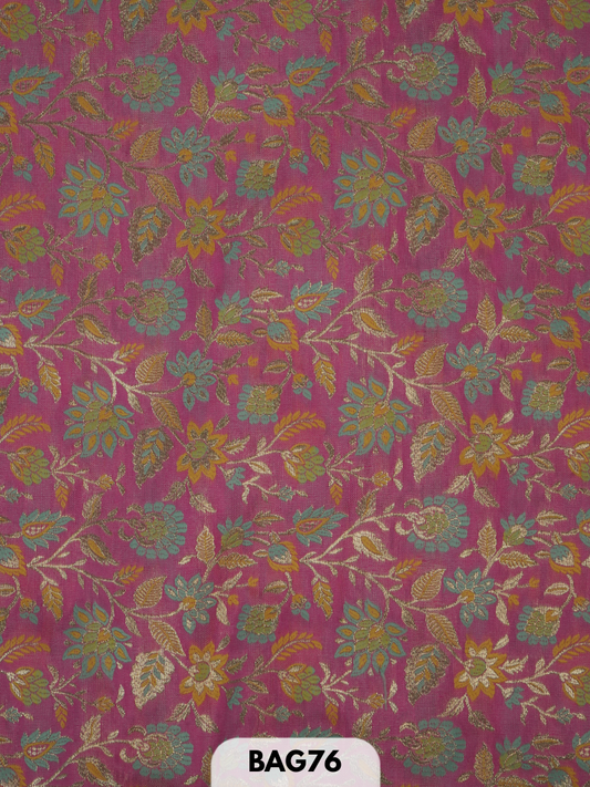 banaras alfi zari fabric -1 mtr