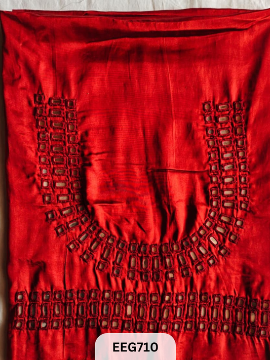 MASHRU MIRROR WORK UNSTITCHED BLOUSE  PIECE