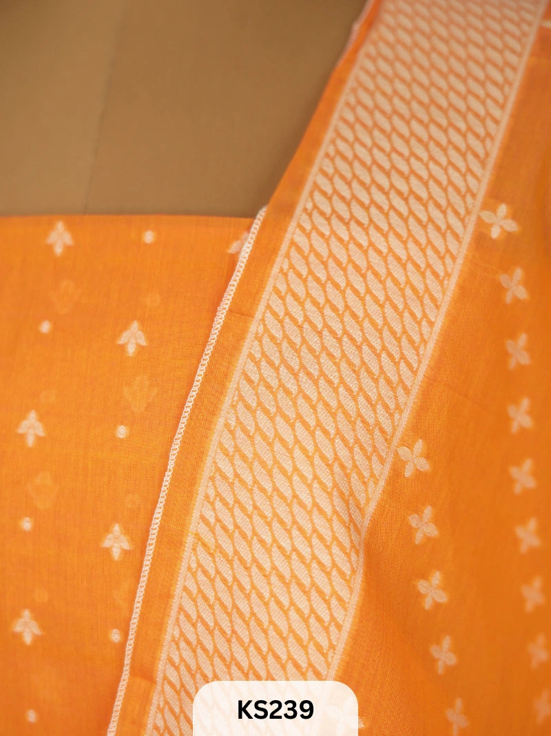 PURE CHANDERI SILK HANDLOOM SALWAR