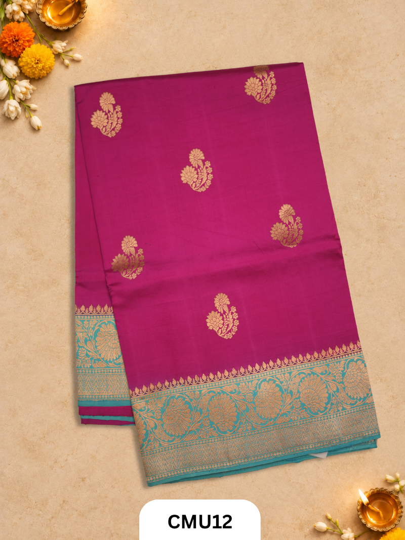 Pure Handloom Banaras Kathan Silk Saree
