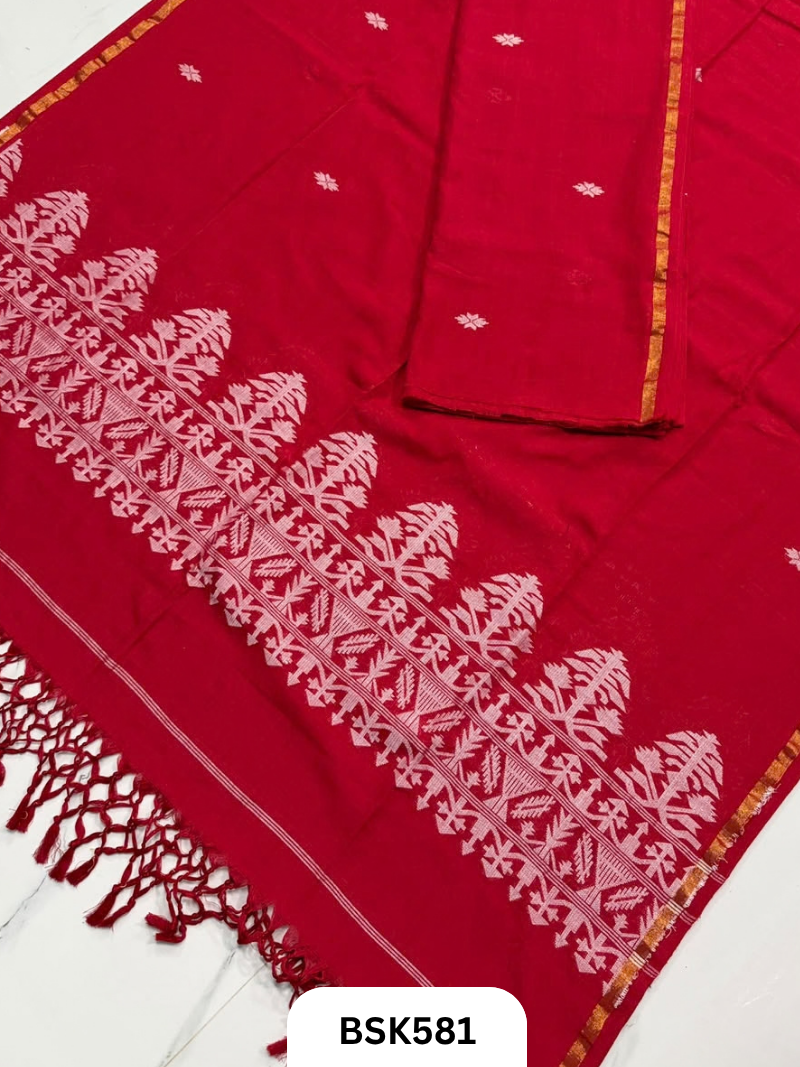 Premium Pure Handloom Cotton Bhujodi Salwar Suit