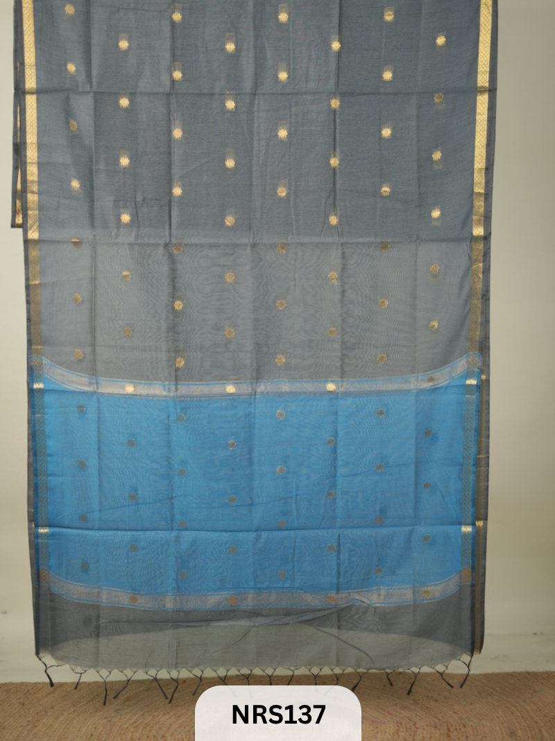 CHANDERI INSPIRED MAHESWARI SAREE