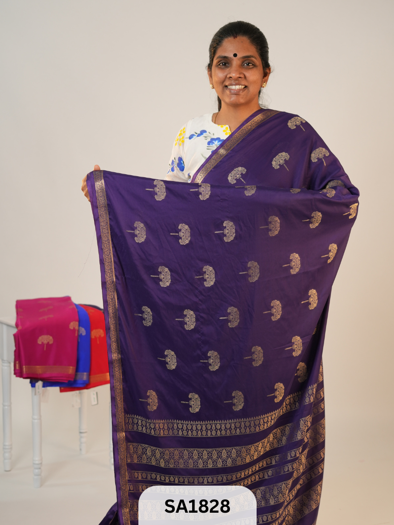 MYSORE BINNY CREPE SAREE