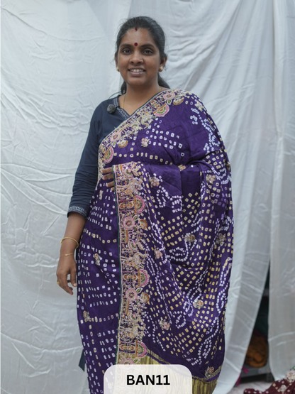 BANDHANI DESIGNER WORK WITH LAGDI PALLU