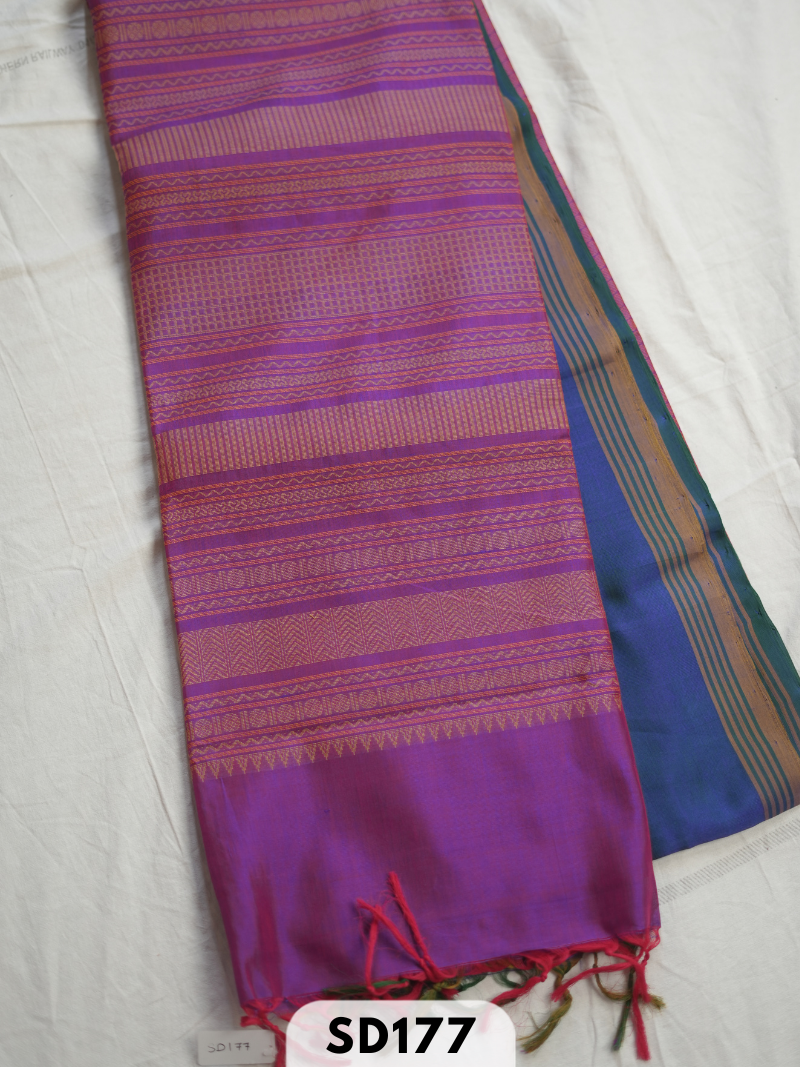 KALAKSHATHRA SILK COTTON HANDLOOM SAREE