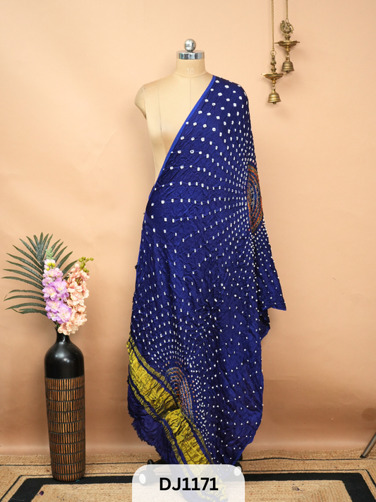 BANDHANI BORDERLESS WITH LAGDI PATTA - DUPATTA