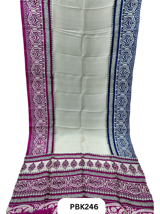 Pure Bishnupuri Silk Saree