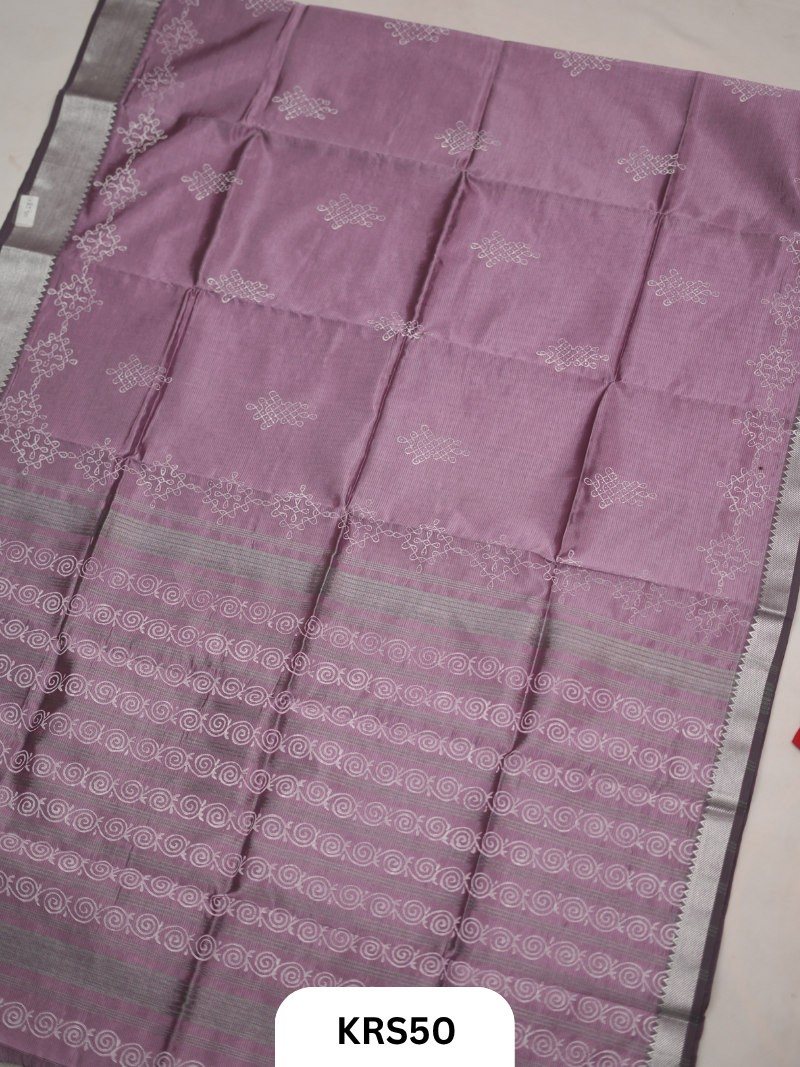 Mangalagiri Handblock Kollam Saree - DIWALI SPECIAL