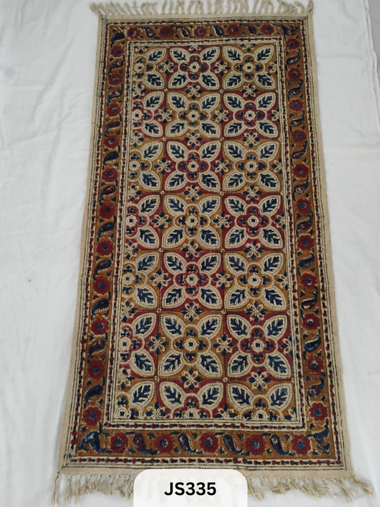 KALAMKARI PRINT FLOOR MAT (2X4 FEET)