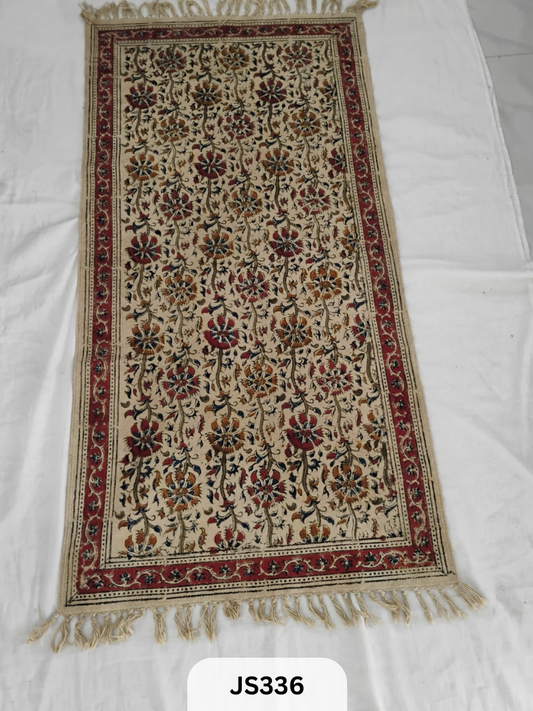 KALAMKARI PRINT FLOOR MAT (2X4 FEET)