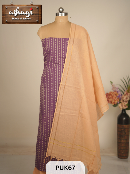 COTTON 1000 BUTTA SALWAR SUIT - 3PCS