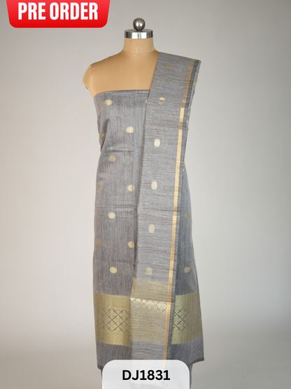 CHANDERI POLKA SALWAR - 3 PCS