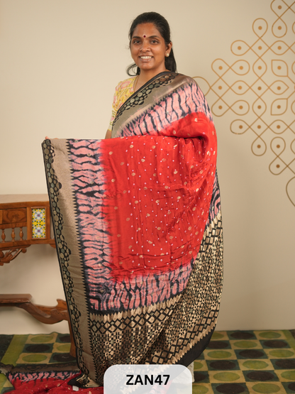 BANARASI BANDHINI - VISCOSE SAREE