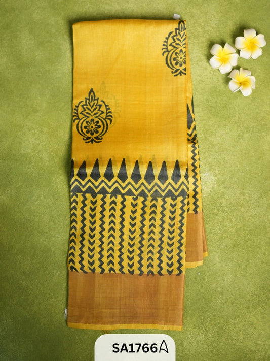 Pure Tussar Silk Saree