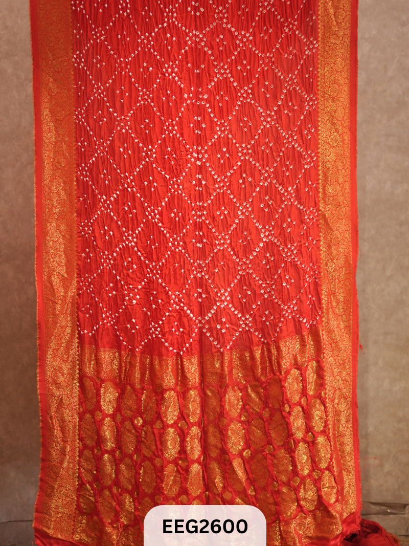 MODAL FUSIOIN SAREE WITH DOLA BORDER - EXCLUSIVE