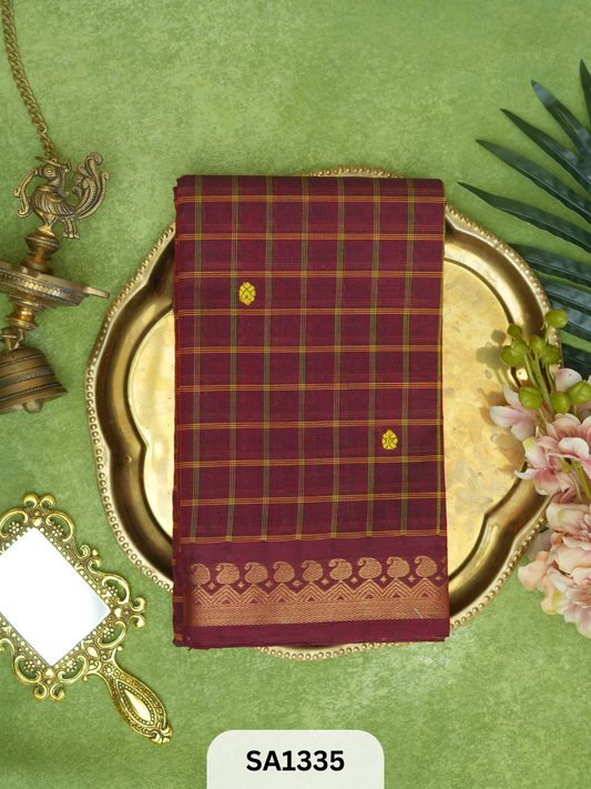 CHETTINAD COTTON SAREE | KAI BOTTA