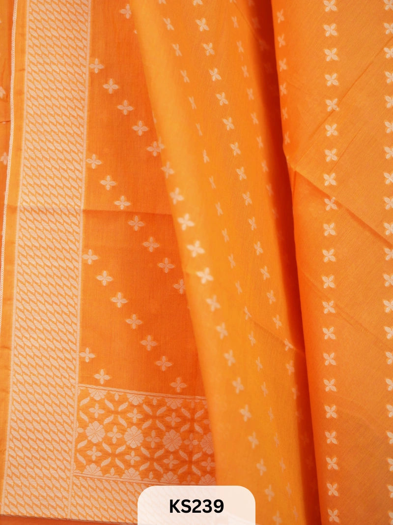 PURE CHANDERI SILK HANDLOOM SALWAR