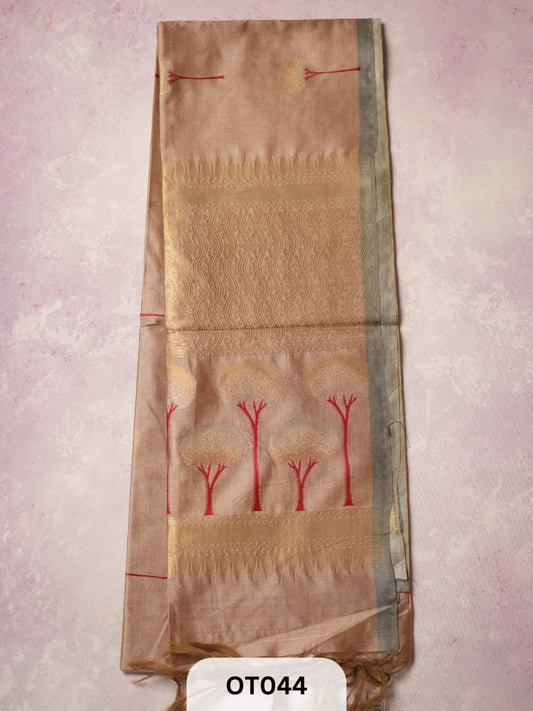 ZARI TUSSAR SAREE