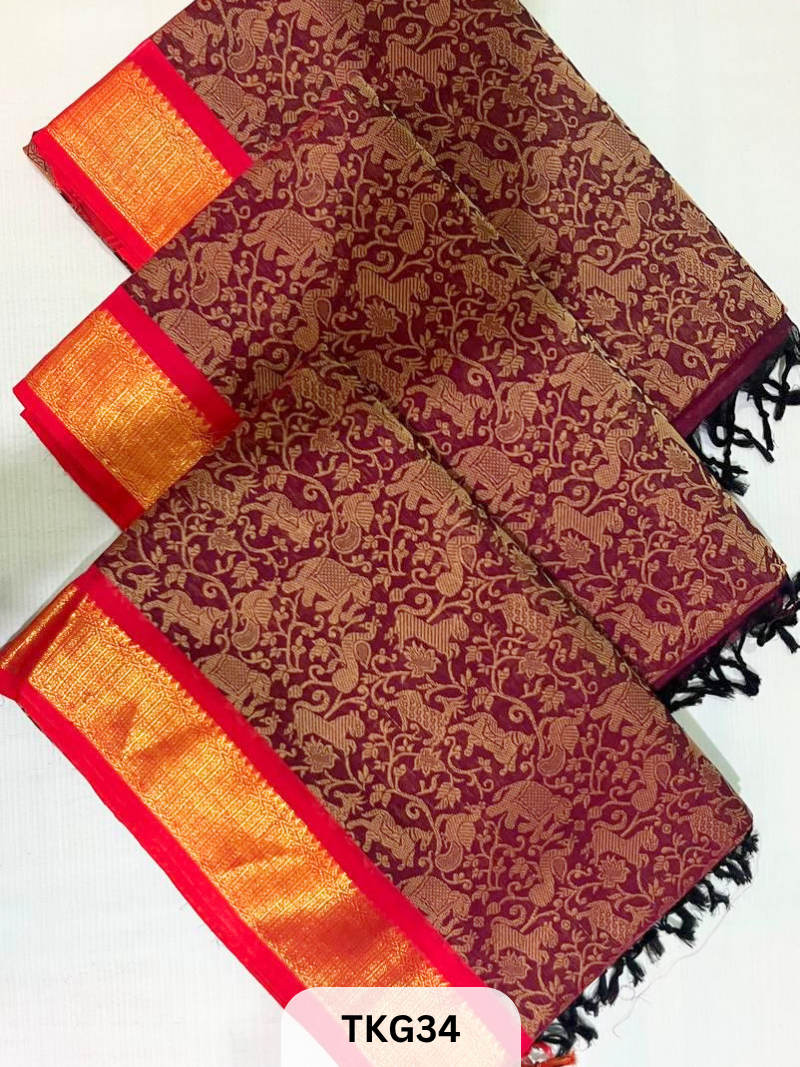 Vanasingaram  Kanchi Cotton Saree