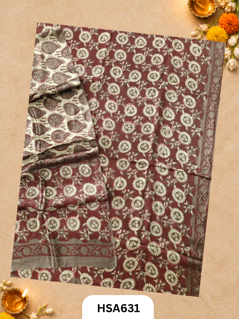 Pure Nasphal Print Pomegranate Pill Dye 2 Pics Suits
