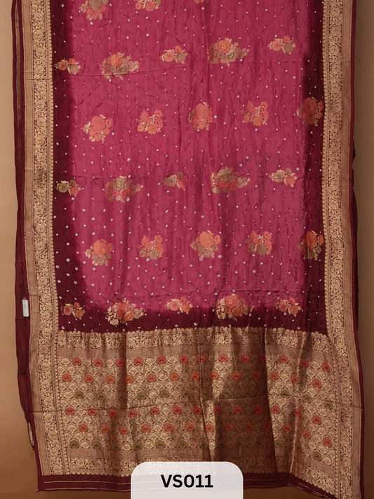 RAW MANGO X BANDHANI SAREE