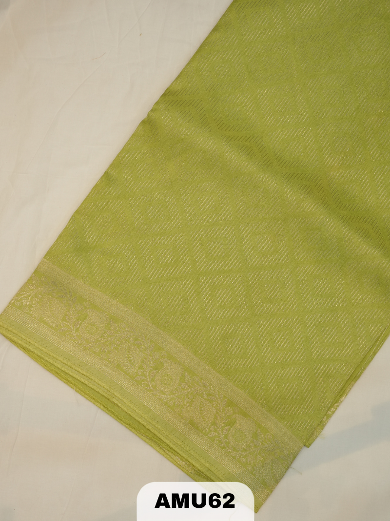 PREMIUM BANARAS ORGANZA DIGITAL KALAMKARI PRINT SAREE