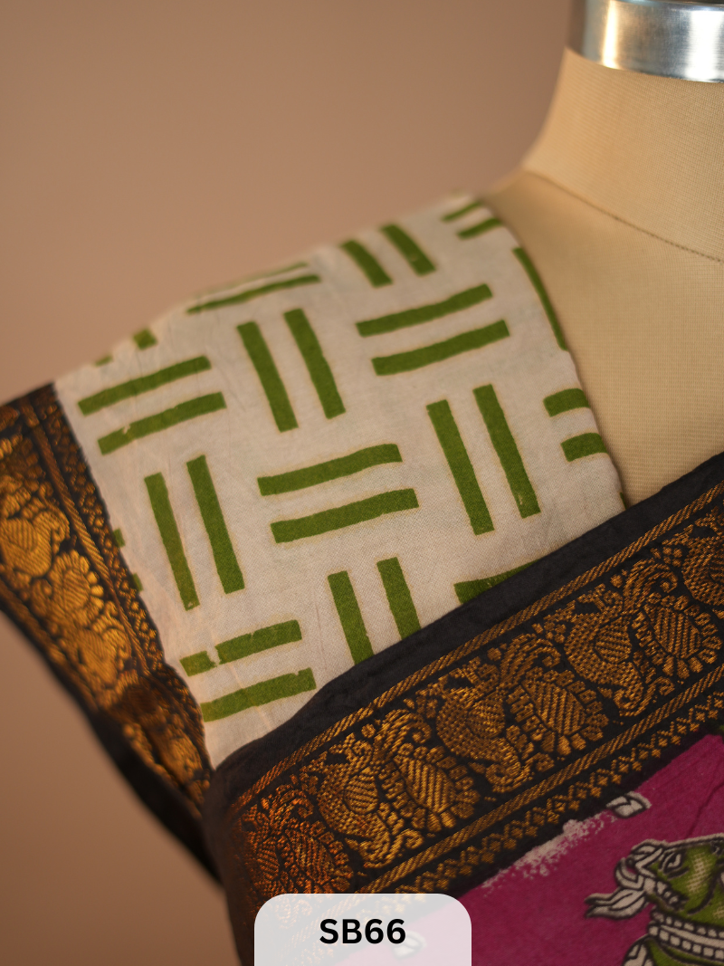 SUNGUDI X KALAMKARI SAREE