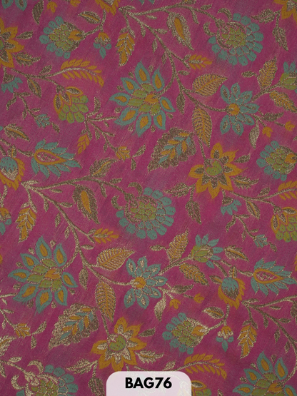 banaras alfi zari fabric -1 mtr