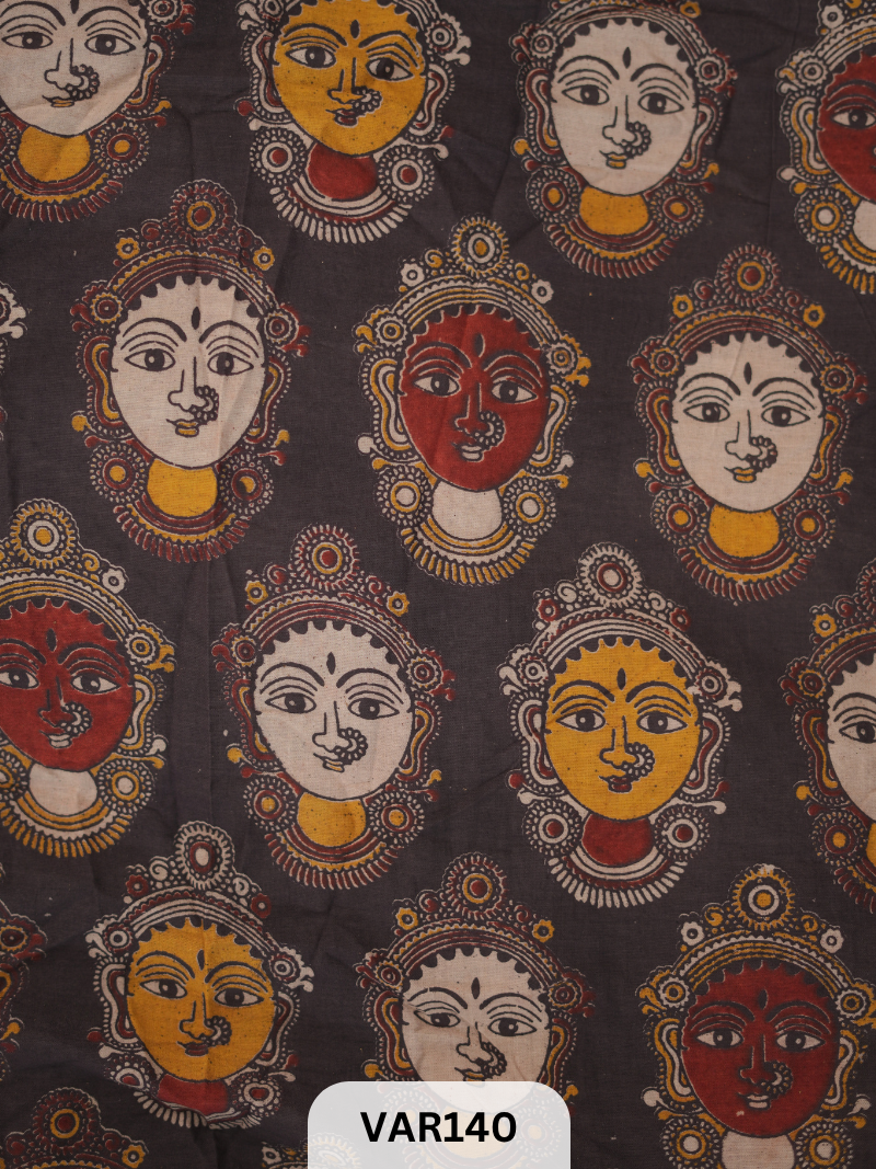 KALAMKARI HANDBLOCK PRINT- FABRIC -1mtr