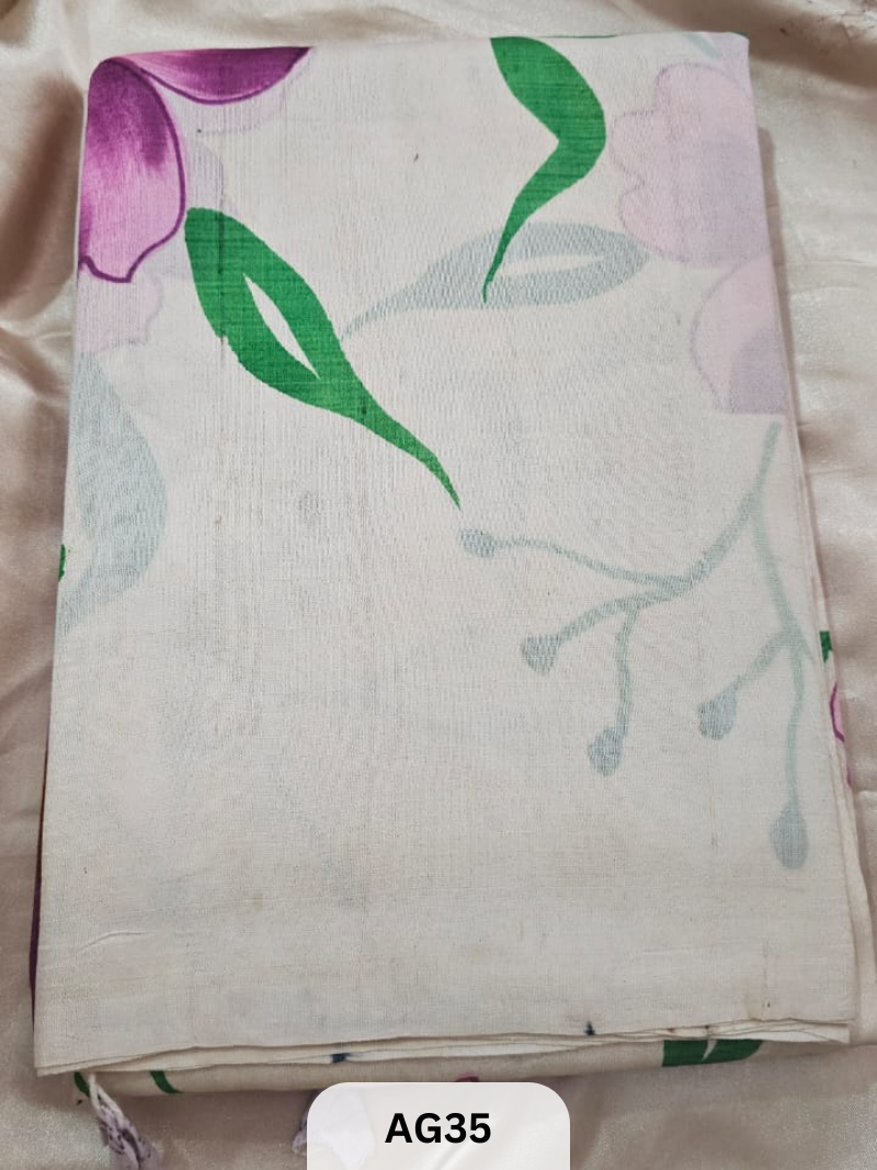 MURSHIDABAD HAND PAINTED SILK SAREE