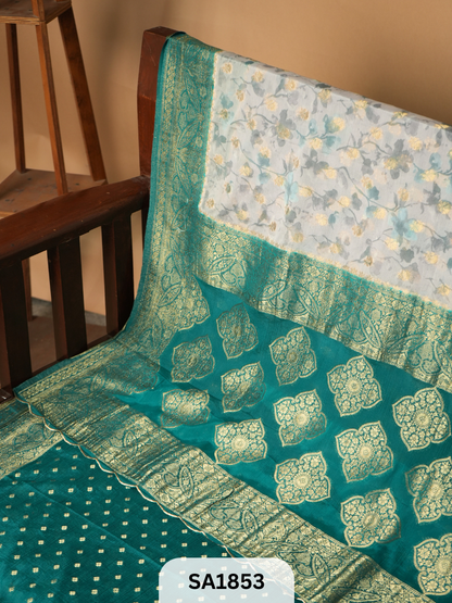 MYSORE PURE CHINNON CREPE RICH PALLU