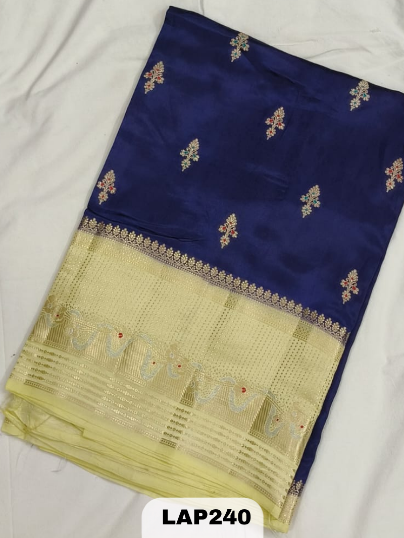 Banaras kora dupion silk saree