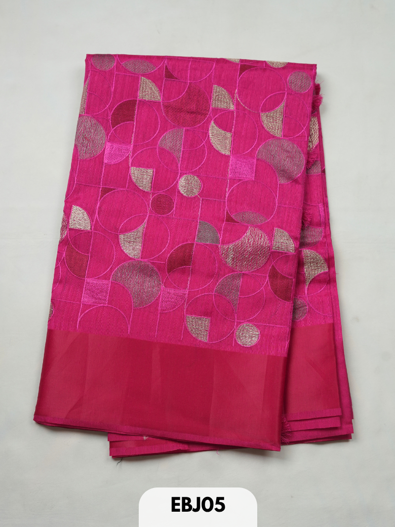 Pure tussar embroidery design saree