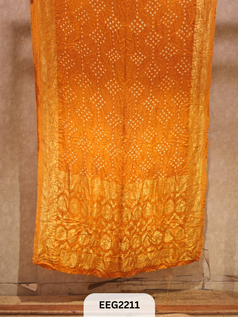 MODAL FUSIOIN SAREE WITH DOLA BORDER - EXCLUSIVE