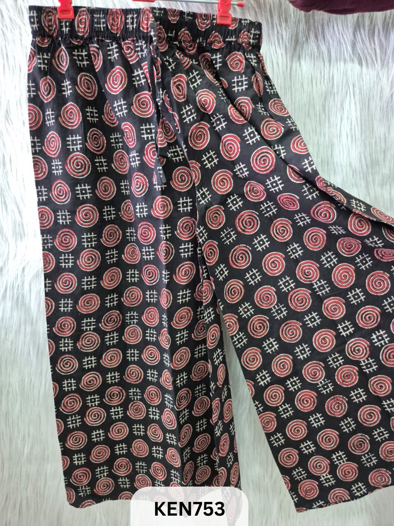 COTTON NATURAL PROCESS PALAZO (22-40INCH)