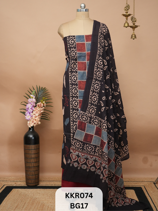COTTON AJRAKH SALWAR SUIT