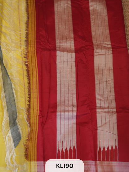 Pettada Anchu Semi Silk Saree With Gayathri Border