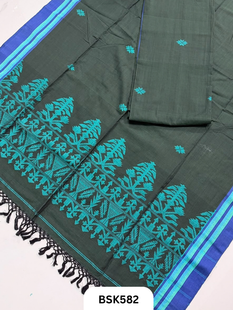 Premium Pure Handloom Cotton Bhujodi Salwar Suit