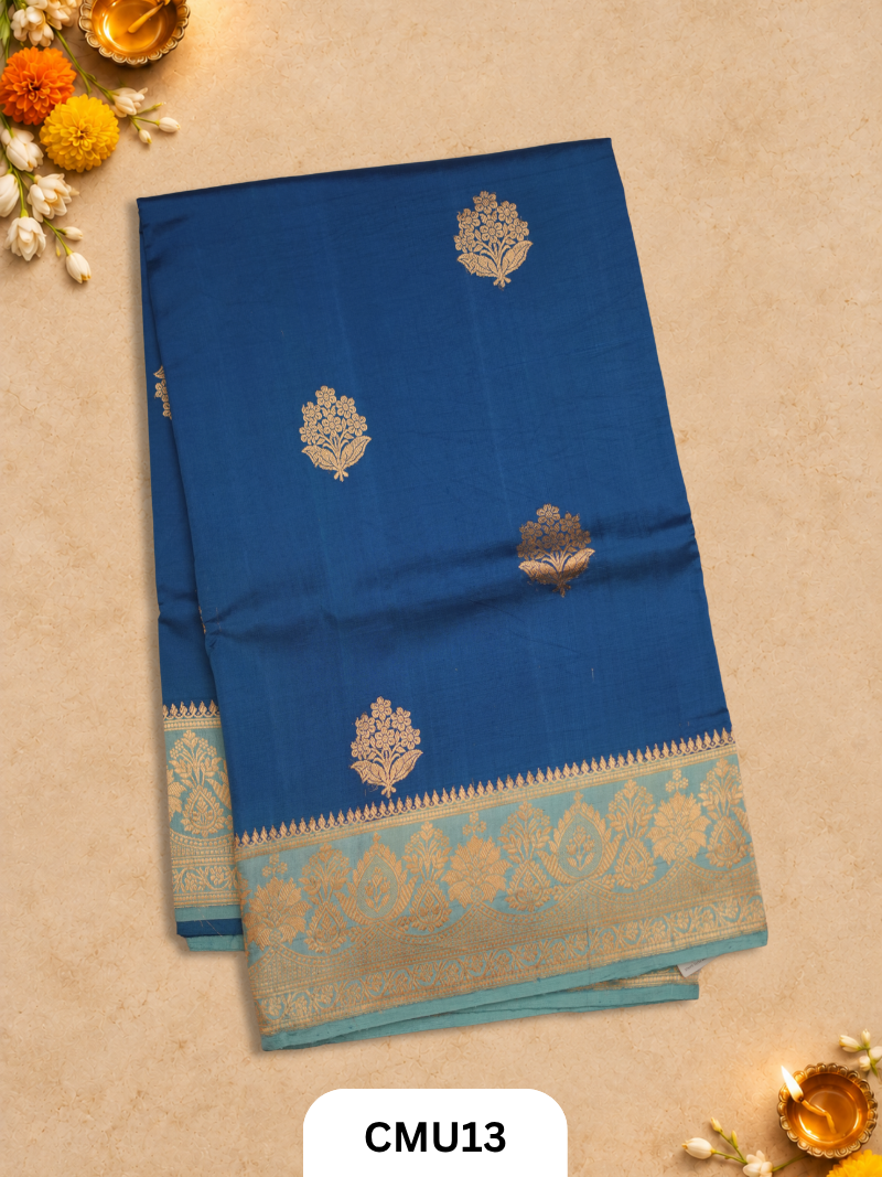 Pure Handloom Banaras Kathan Silk Saree