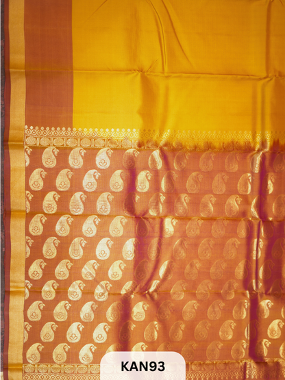 KANCHIPURAM HANDLOOM PURE SOFT SILK