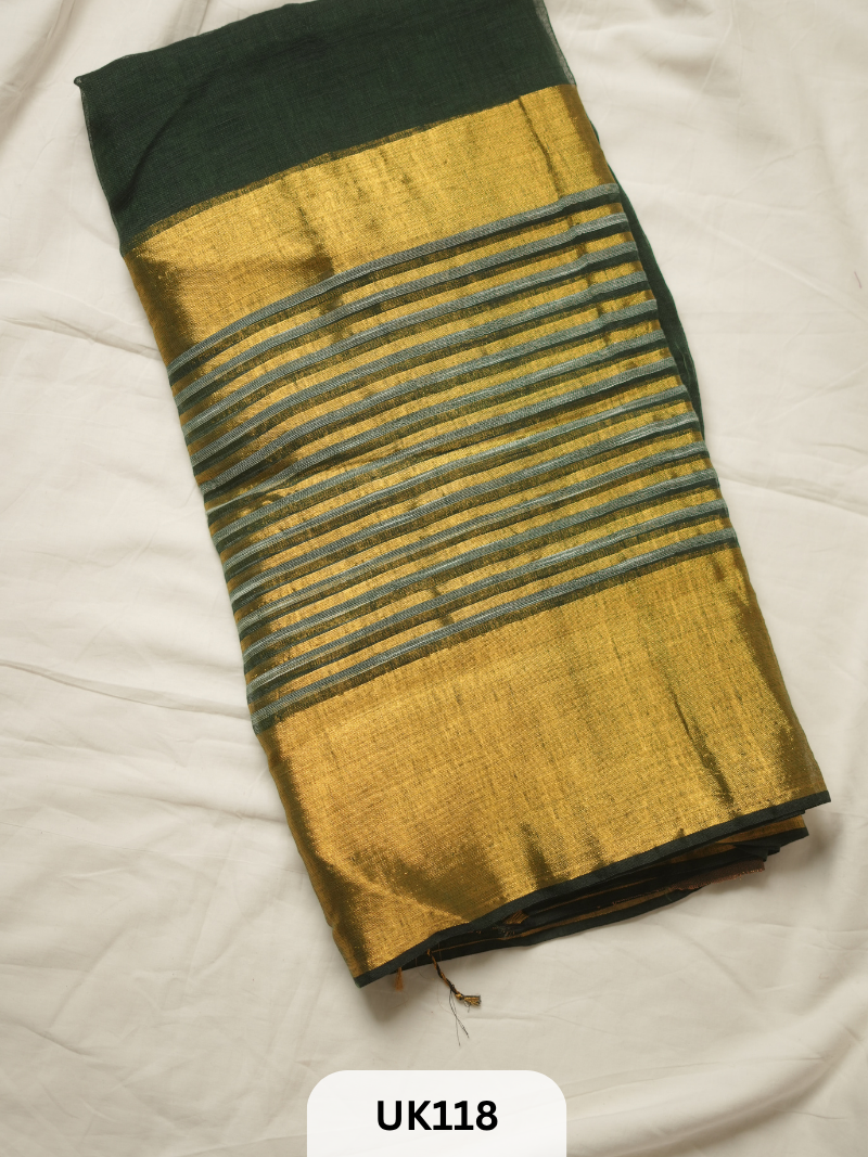 PURE LINEN JAMDANI SAREE