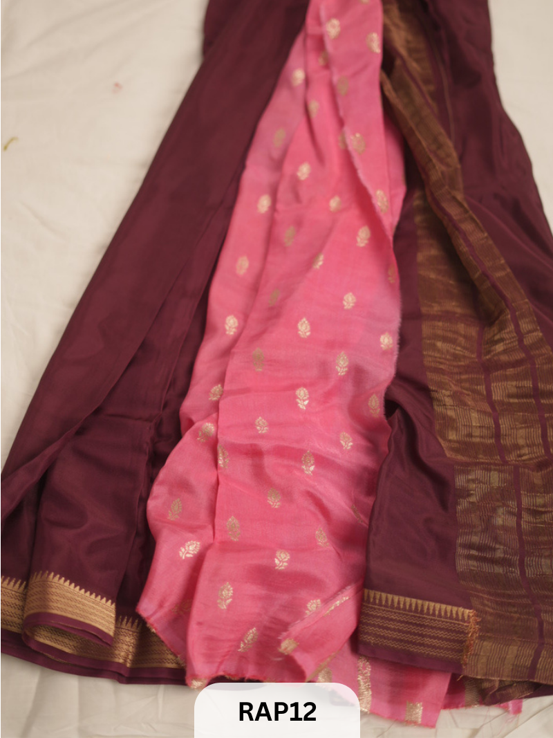 SEMI MYSORE CREPESILK SAREE