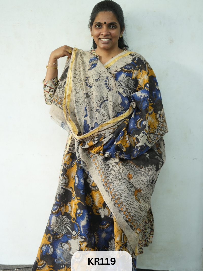 KALAMKARI KOTA SAREE