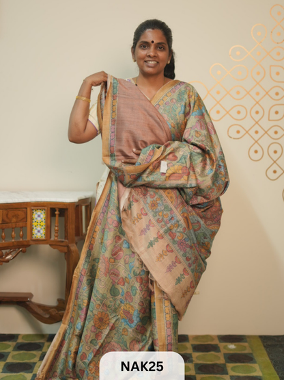 SEMI  PENKALAMKARI SAREE