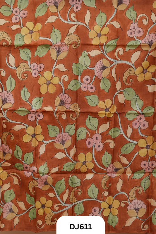 Tussar Hand Paint  Blouse