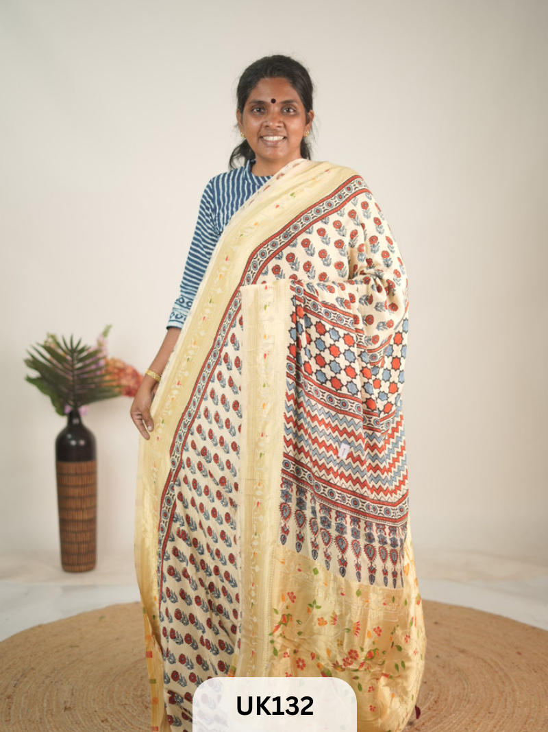 DOLA AJRAKH SAREE