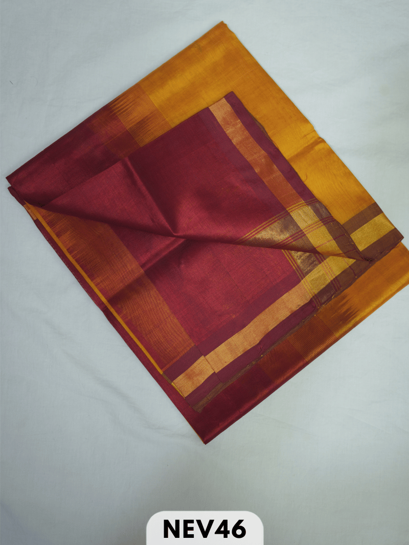 SMALL BORDER WITH BODY BUTTA SILK COTTON SAREE