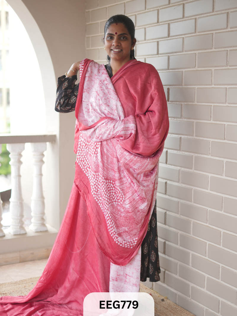BATIK PRINT MODAL SAREE