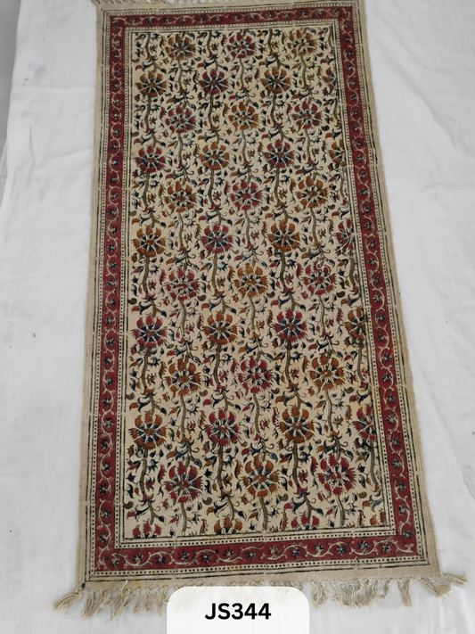 KALAMKARI PRINT FLOOR MAT (2X4 FEET)